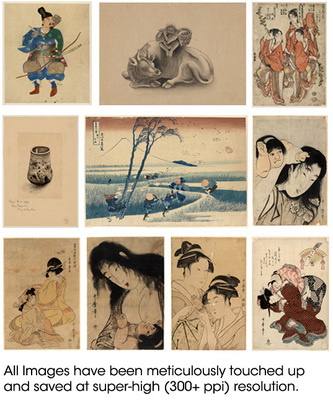 Product picture Retro Japanese Images - High Resolution ready to print