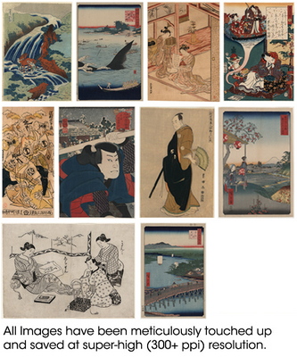 Product picture Retro Japanese Images - High Res, Ready to print